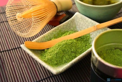 Làm đẹp bằng bột trà xanh