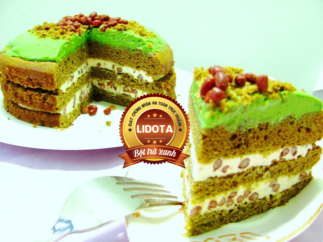 Công thức làm bánh Green Tea Layer Cake với bột trà xanh