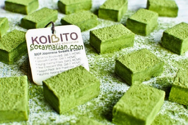 Công thức Cách làm chocolate truffle trà xanh