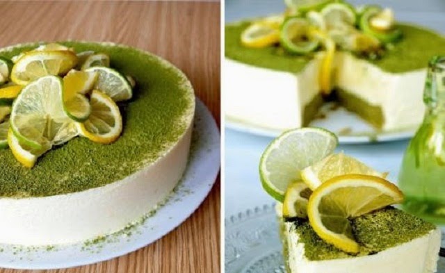 Công thức cách làm bánh mousse trà xanh và chanh