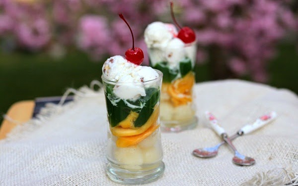 Công thức làm Thạch trà xanh trái cây