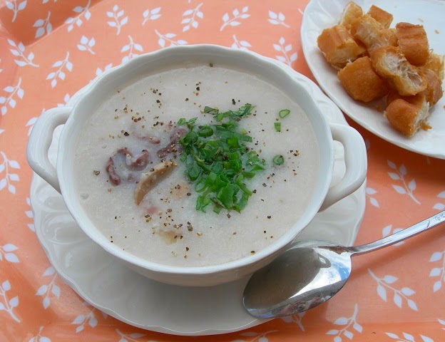 Công thức cách nấu món cháo bầu dục