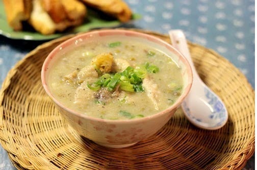Công thức cách làm món cháo thịt gà