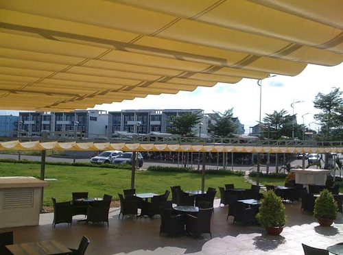 Mái xếp di dộng cố định