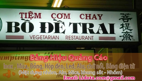 Làm bảng hiệu quảng cáo tại quận 7 TPHCM