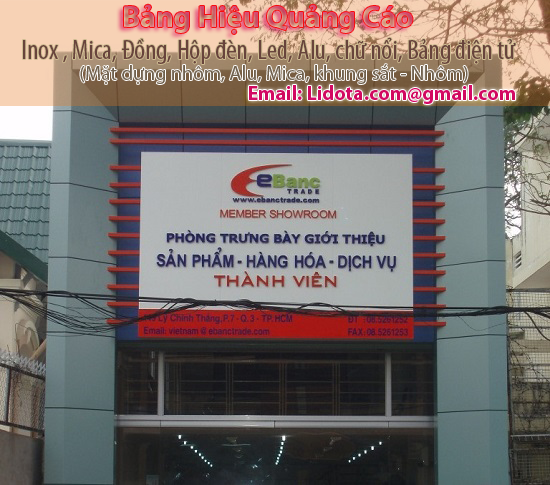 Làm bảng hiệu quảng cáo quận Tân Bình