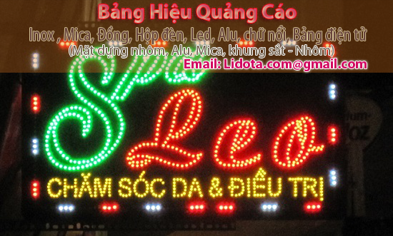 bảng hiệu đèn led giá rẻ