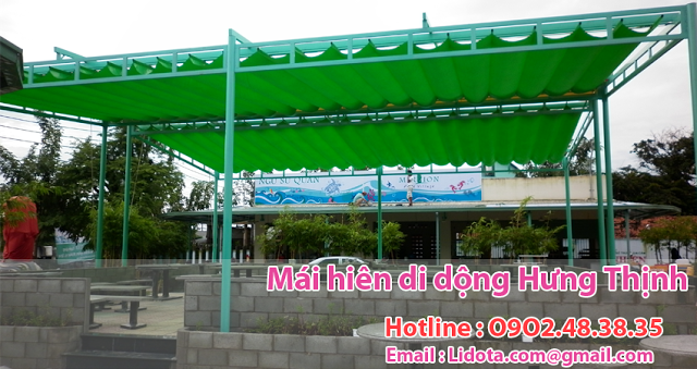 Cơ sở mái hiên di động mái che tại Hà Nam mái xếp giá rẻ