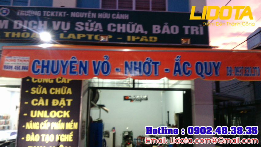 Đơn hàng mua bên công ty mái hiên di động ở quận ở quận 7 TP.HCM