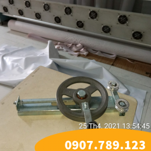 Tay quay mái xếp di động 2 dòng dọc trượt